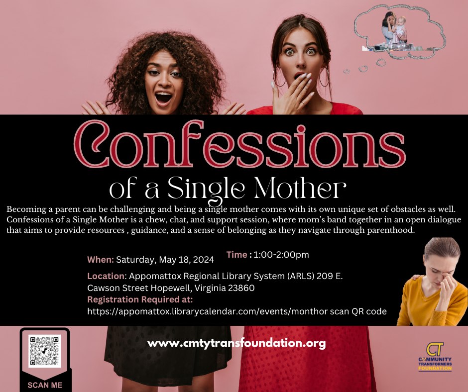 TF Mommy’s Connect presents: Confessions of a Single Mom