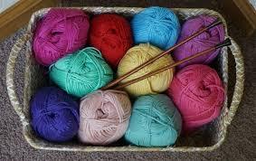 basket of yarn