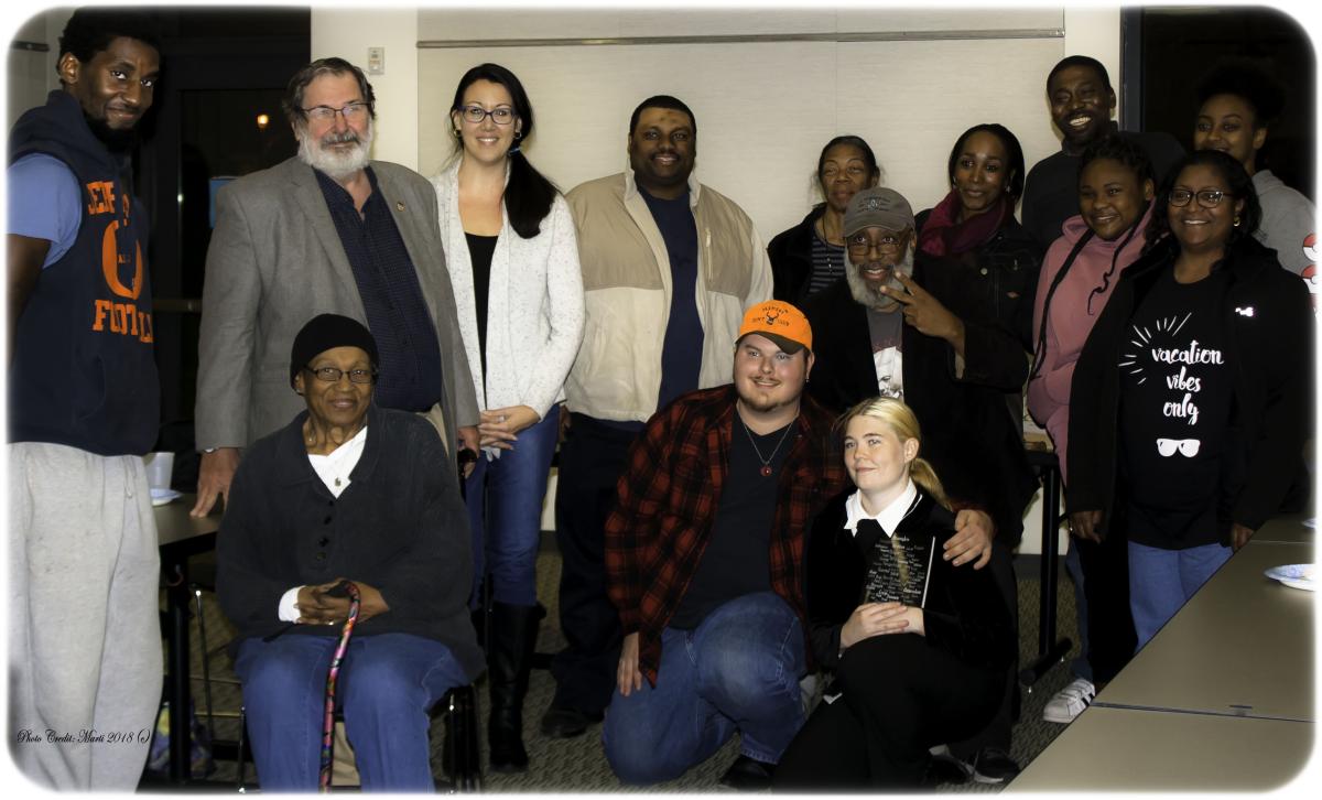 Group Picture of Poetry, Prose, and Pizza